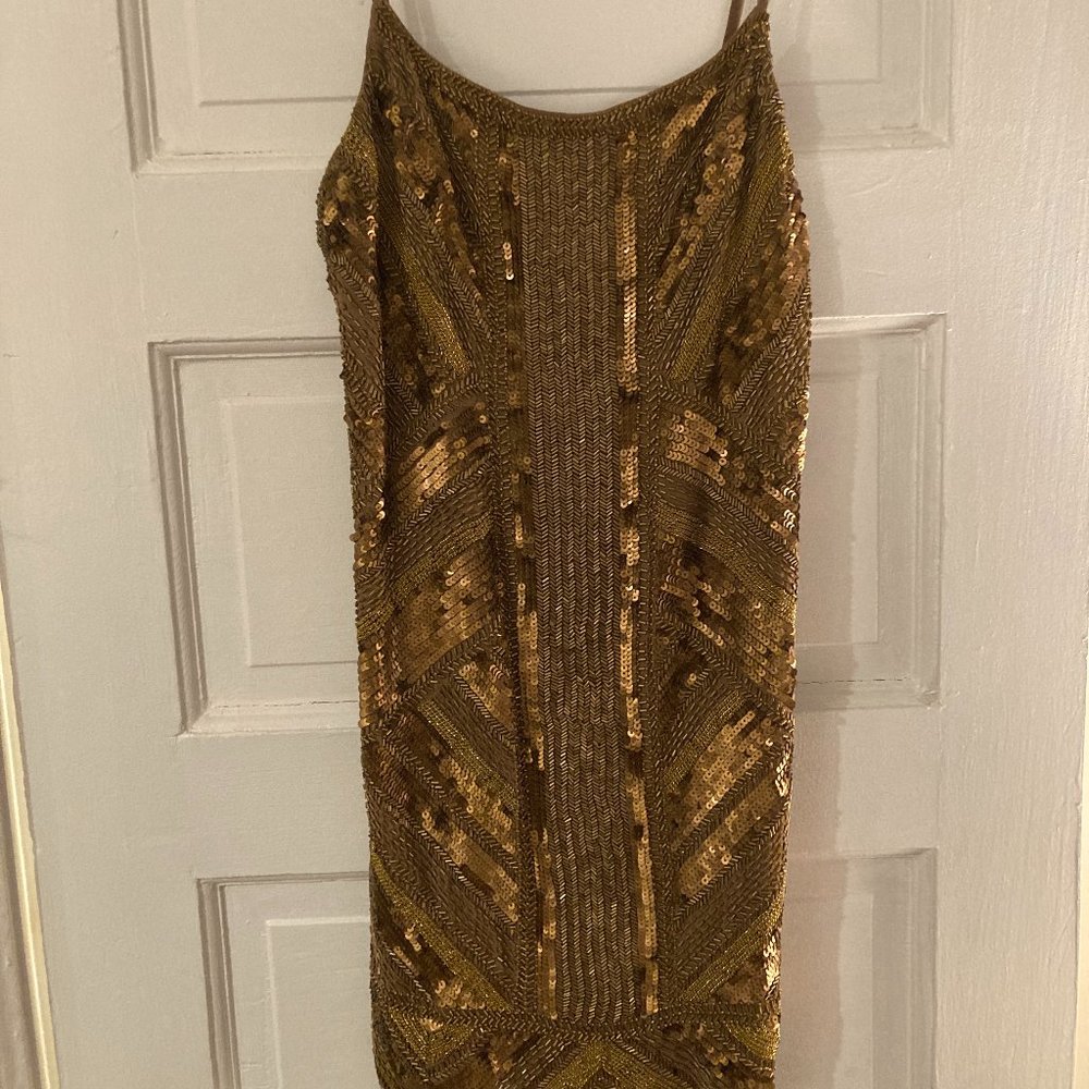 Haute Hippie Sequin Shift Dress